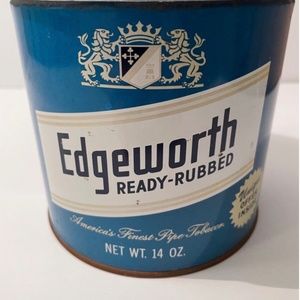 vintage edgeworth tobbaco tin